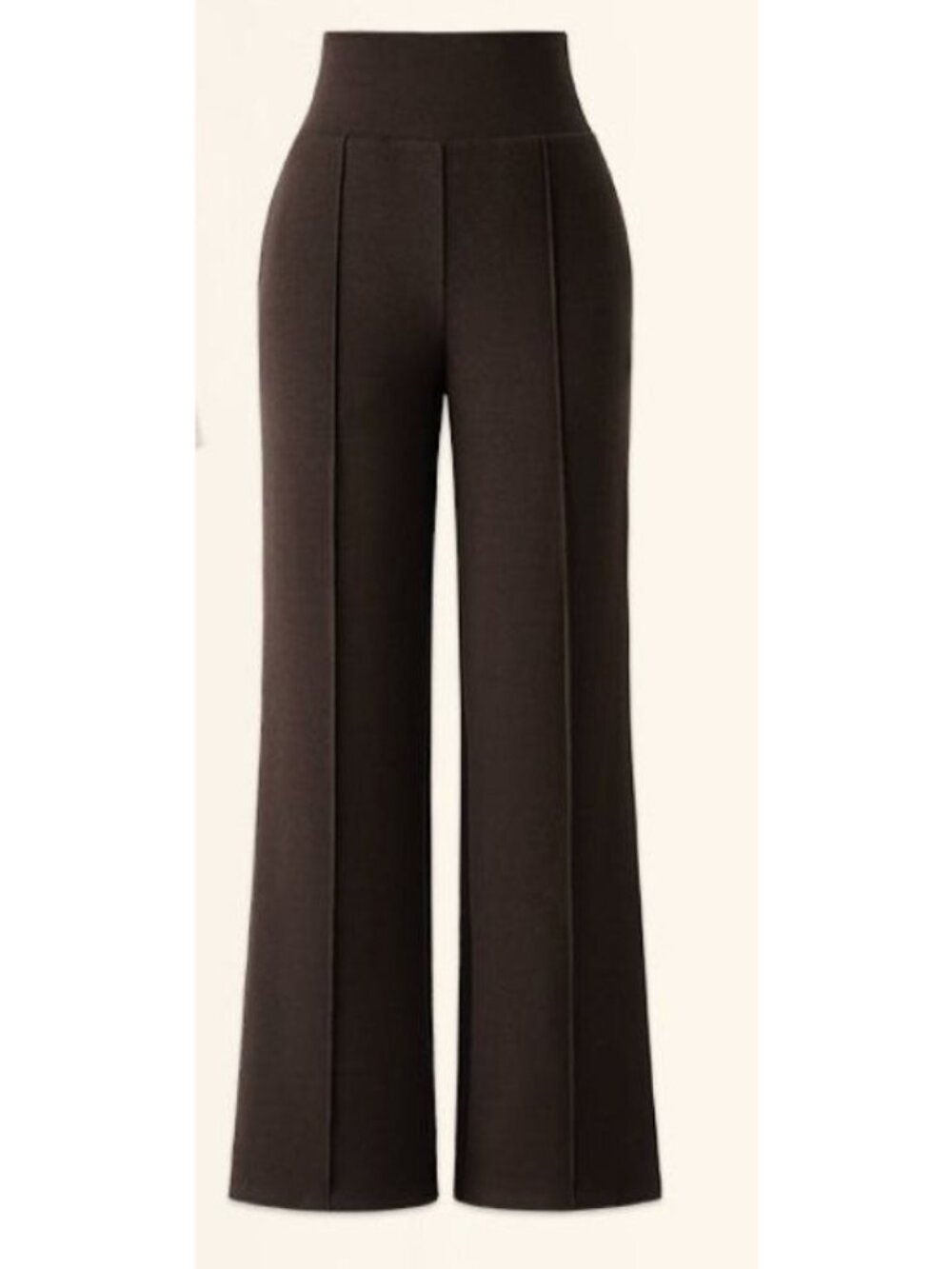 OGL MaxWarm Tummy Warmer Pin-Tuck Pant Women's Size Large in Espresso NWT!